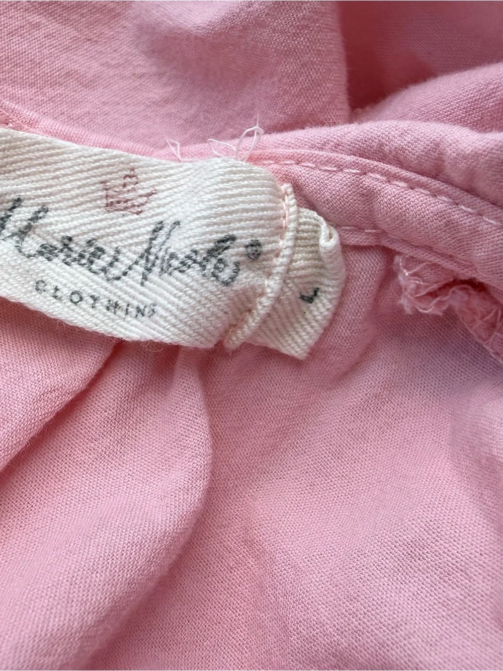 Marie Nicole Easter Smocked Dress Pink Bunny Rabbit Toddler Size Large 4T Spring